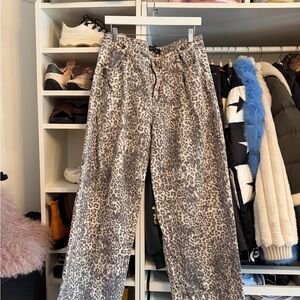 Lioness Animal Print jeans